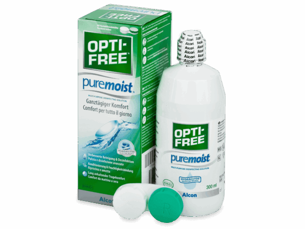 Opti-Free PureMoist Multi-Purpose Disinfecting Solution - 300ml